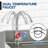 47"x20"x37.5" Stainless Steel Sink with Right Worktop & Faucet, Single Bowl Utility Sink with Storage Rack & Knife Slot for Kitchen, Laundry, Garage, or Commercial Use