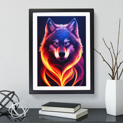 Wolf Flames - Wall Art