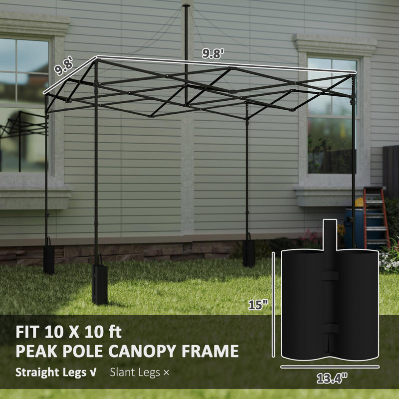Toit de remplacement innovant, toit de remplacement pour tente de pop-up, avec 4 sacs de sable