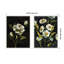 «Beaded Moody Floral 1 and 2», ensemble d'art sur toile encadré par Annie Quigley