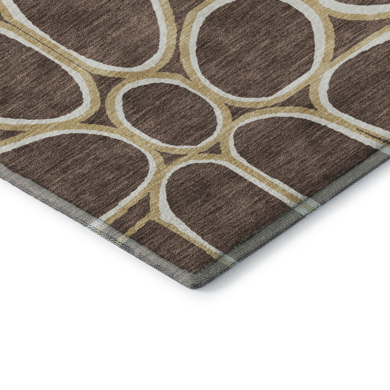 Tapis de qualité supérieure lavable à la machine Corry AMF1041, Rectangle 9 pi x 12 pi
