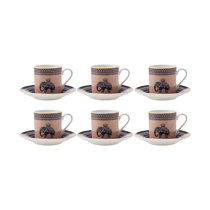 ReaNea Plastic Mug Set 8 Pieces, Unbreakable And Reusable Light Weight Travel  Coffee Mugs Espresso Cups Easy to Carry And Clean BPA Free (Dark Green) 