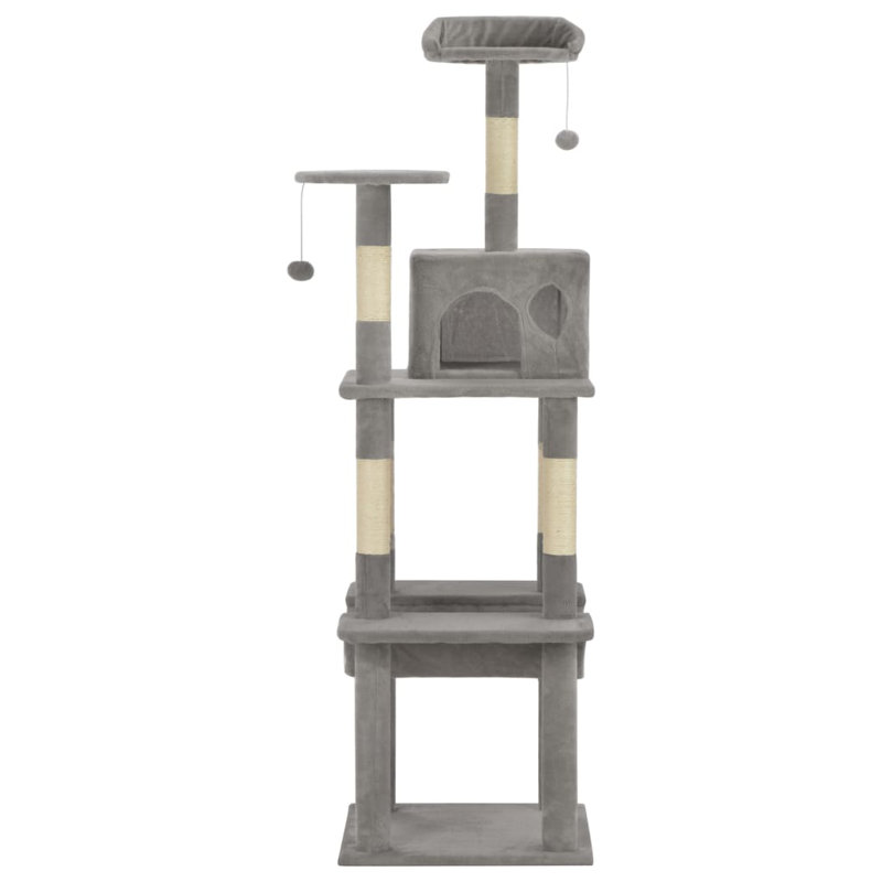 Denzel 165cm H Cat Tree, Grey