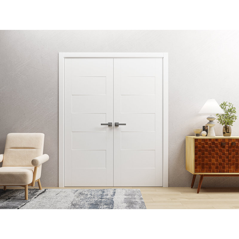 Portes françaises à panneaux, 28 po x 80 po