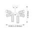 Cunningham 6-Light Satin Brass Semi Flush Mount