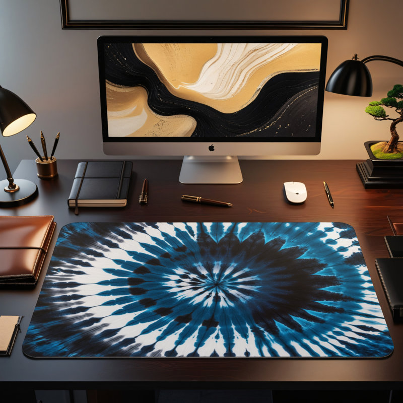 Polyester Desk Pad, 14.4x12.1