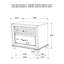 Table de chevet contemporaine 1pc-1836915346