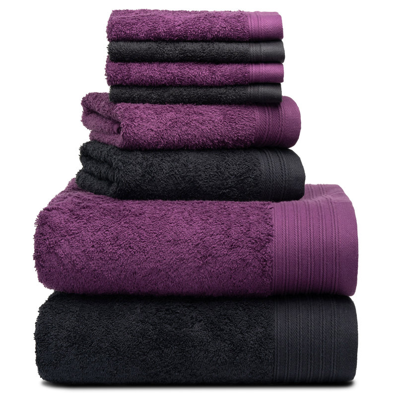 Doncia Midweight Mulit-Size Set, Black/Plum