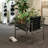 Chakita Faux Leather Armchair-1409303713