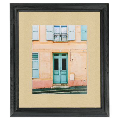 Wood Matte Picture Frame with Mat