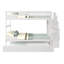 Lit superposé simple au-dessus de simple en bois massif avec lit gigogne Daft par Harriet Bee-1108972868