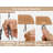 Hat Organizer with 10 Adjustable Stainless Steel Clips, Wooden Cap Storage for Closet-1372716755
