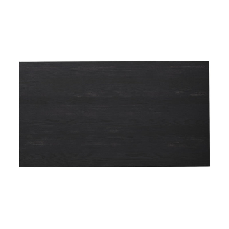 Carmel Solid Wood Dining Table, Black Wash