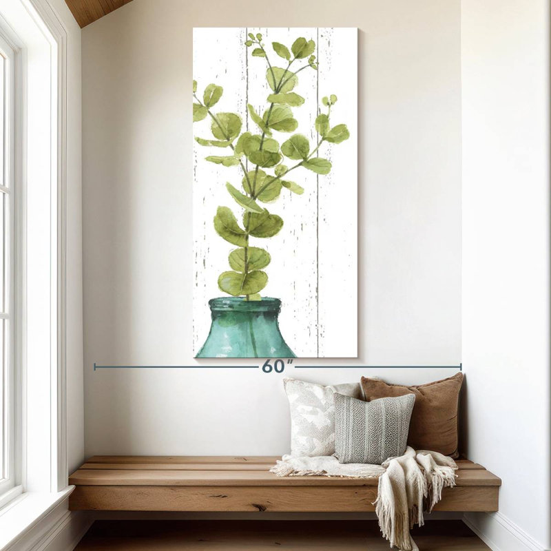 Mixed Greens LXIII, 54" H x 27" W