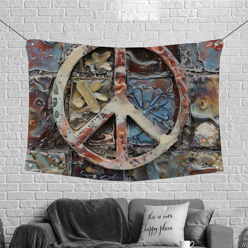 Microfiber Fabric Tapestry, 50" H x 60" W