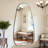 Large Framed Waterdrop Floor Mirror-847561422-847561409