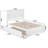 Marshallville Solid Wood Platform Bed with Panel Footboard and Trundle-89114862