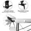 Table de cils pliable et portative