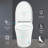 Elongated Smart Toilet With 4-Level Temp Control & Water Flush Modern Ceramic Foot Infrared Sensor 360 Waterproof Design