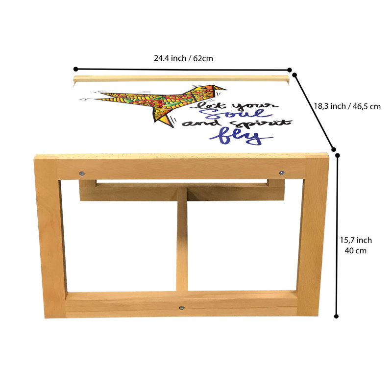 Isamu Sled Coffee Table, 62cm H x 46cm W x 40cm D