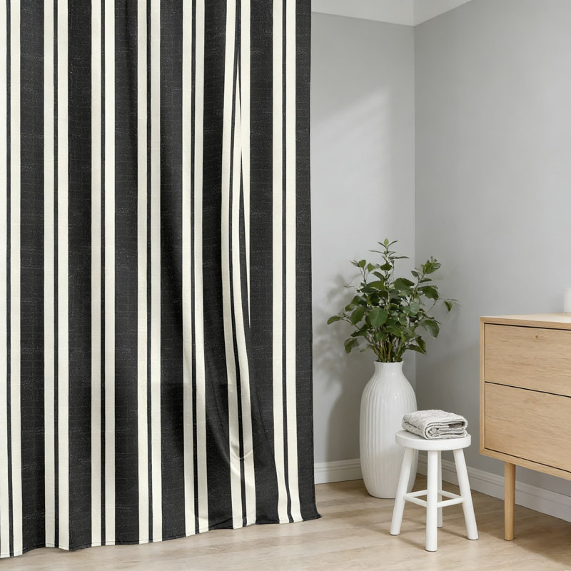 Ensemble de rideau de douche Classic Classic, Noir
