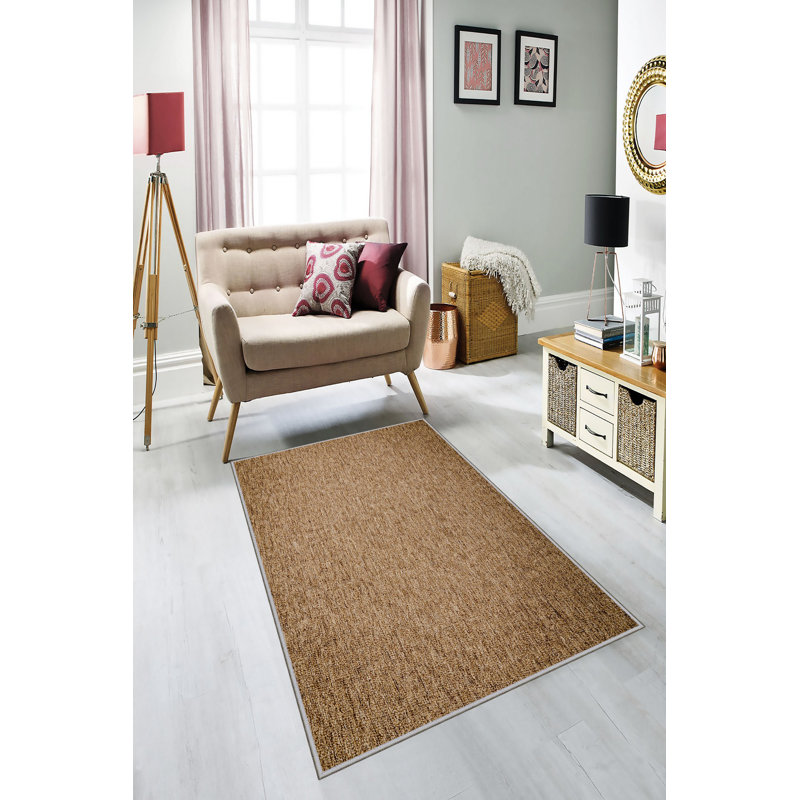 Garvey Solid Colour Area Rug, Rectangle 120 x 180cm