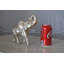 Statue danseuse en bronze NIFao par Liliana Mendez, statue d'art 26 po x 8 po x H 33 po