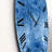 Blue Ice Structures - Modern wall clock-605491556