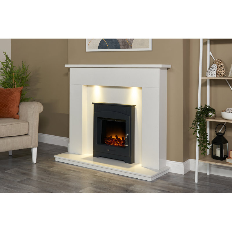 Adam 53.5 cm W Black Electric Stove
