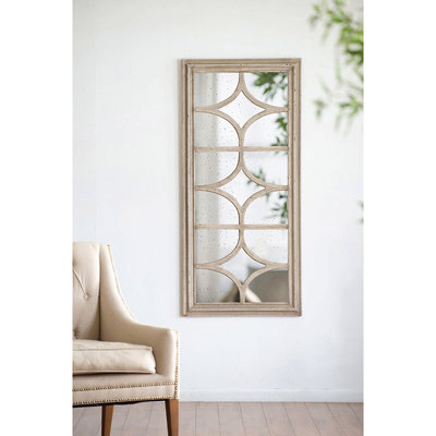 Miroir rectangulaire 28 po x 59 po Glister