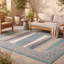 Tapis moderne à rayures effet pinceau, couleur bronze, turquoise, beige, gris, brun, blanc, lavable à la machine, antidérapant, à poils courts, pour l'intérieur et l'extérieur, adapté aux animaux domestiques, idéal pour le salon, la chambre, la salle à manger, l'entrée, le couloir ou le bureau.-1762537559