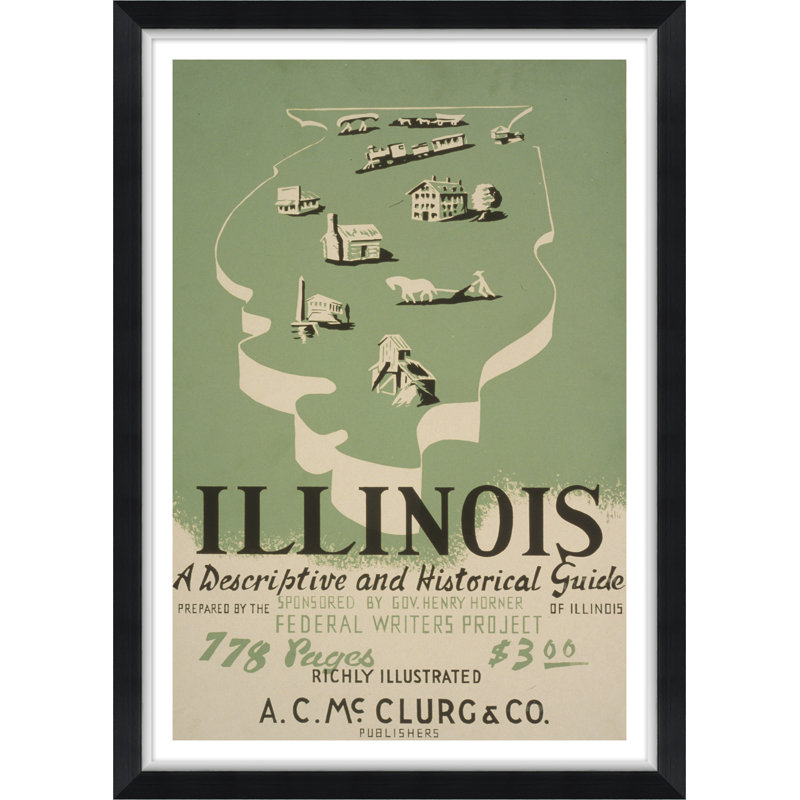 Illinois Historical Guide Giclee Print