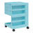 Zoitsa 3 Drawer Storage Drawer with Locking Wheels-145246066