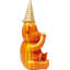 Orange Sitting Gelato Bear Figurine