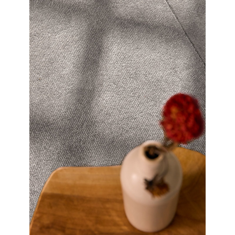 Villeroy & Boch Wool Rug Kivi Organic Round - Soft Natural Living room Rug with Border, Handmade & Natural, Modern Design