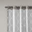 Fretwork Print Grommet Top Window Curtain Panel(Only 1 Pc Panel)-168507299
