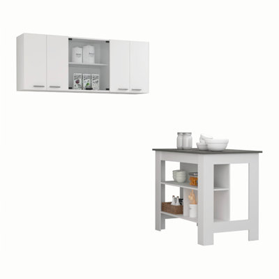 Charming 2-Piece Kitchen Ensemble for Enhanced Cooking Experience and Storage