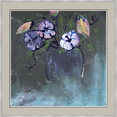 Midnight Violets Print by Carrier And Company