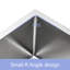 Évier de cuisine profond de 68,5 cm (27 po), acier inoxydable 16 g T304, angles R10, coussinet antibruit, dimensions : 68,5 x 53 x 25,5 cm (27 x 21 x 10 po), cuve de 25,4 cm (10 po), revêtement anti-condensation.