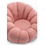 Mirielle Perse Teddy Boucle Swivel Accent Chair with Footstool-31917641