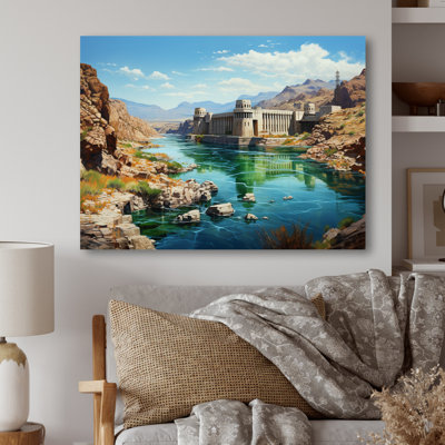 Hoover Dam Nevada Arizona II - Dams Metal Wall Art Living Room -  Millwood Pines, A11C75ABF5434825A95C649385499B23