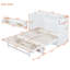 Lit escamotable double avec grand tiroir de rangement, ports USB et prises pour un repos confortable et une vie pratique-2132659403-2132659396