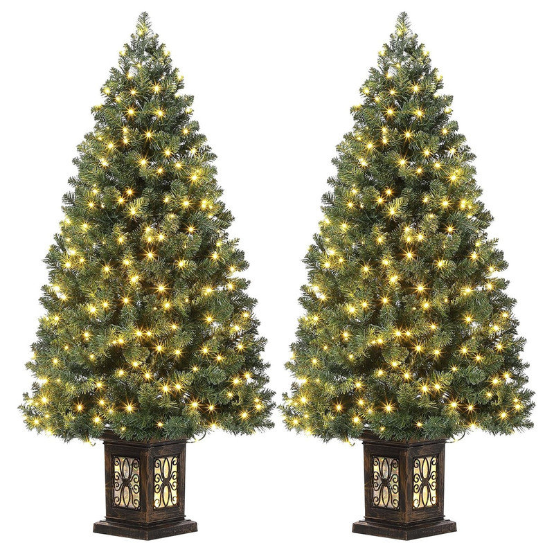 54' H Lighted Artificial Christmas Tree
