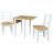 Solid Wood Solid Wood Top Four Leg Dining Set