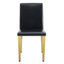 Chaises de salle à manger en cuir PU Uriah avec pieds en métal-1518351951-1518351922-1518351921