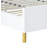 Gaines White High Gloss Finish Bed-344123421-344123394