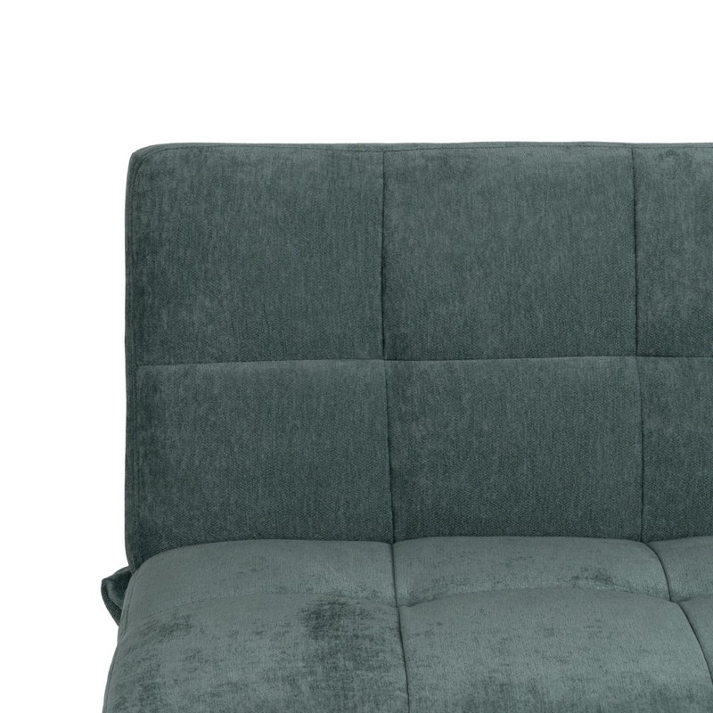 Sandborn 3 Seater Chenille Sofa Bed, Green
