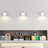 Integrated LED 6-Inch Round Wall Sconce – White Finish, Ideal for Hallways, Bedrooms, and Accent Walls-1202324298