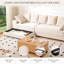 Canapé modulaire 108,6 po, canapé modulaire en velours côtelé épaissi-504229764