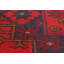 Tapis de la zone en laine rouge 5 pi 1 po x 6 pi 6 po à la main one-of-kind-noué la 2010s esari turque Allaina